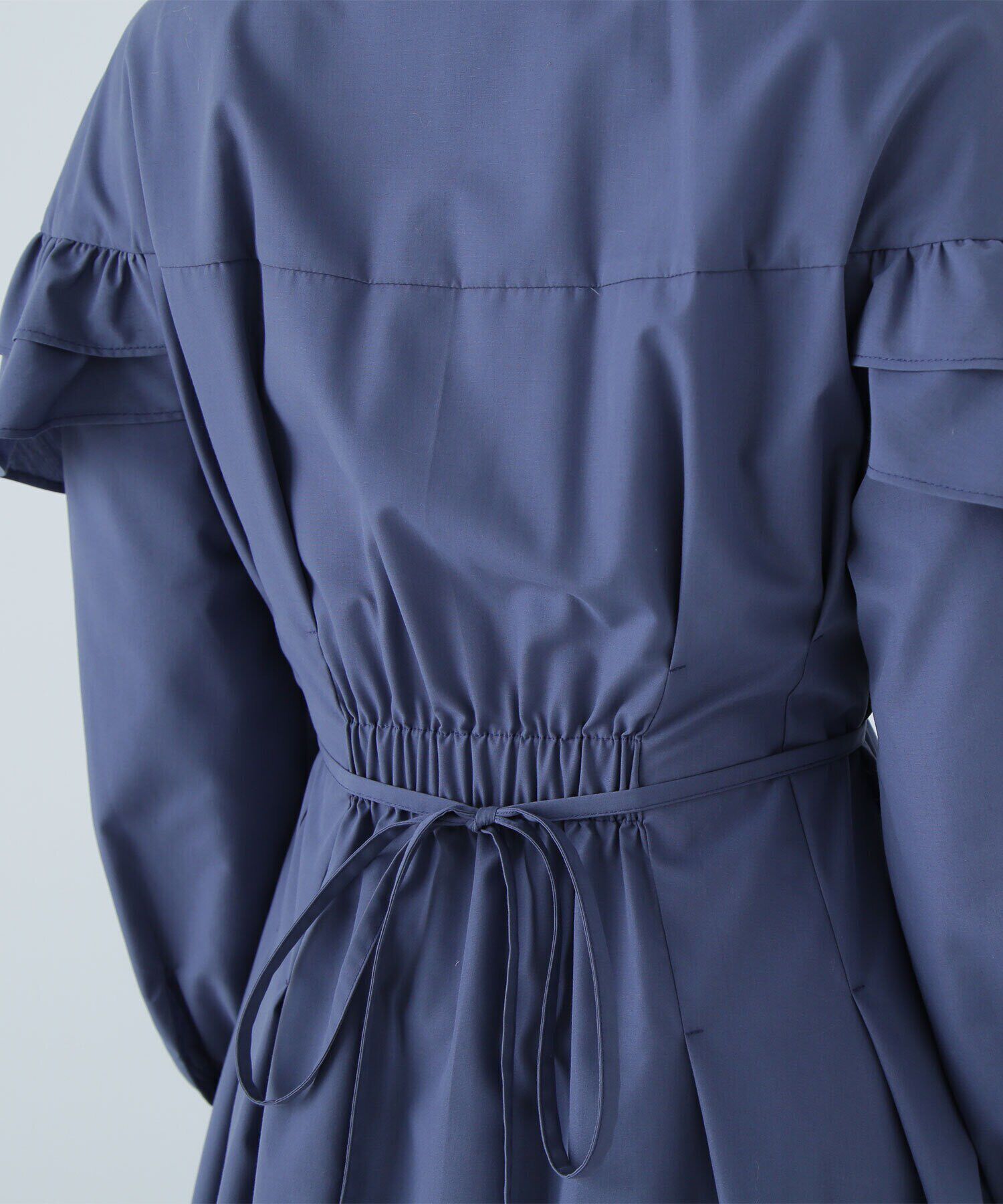  「ヨークフリルシャツワンピース　24AW」|ワンピース|