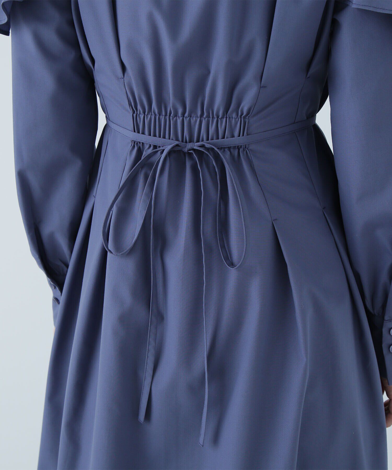  「ヨークフリルシャツワンピース　24AW」|ワンピース|