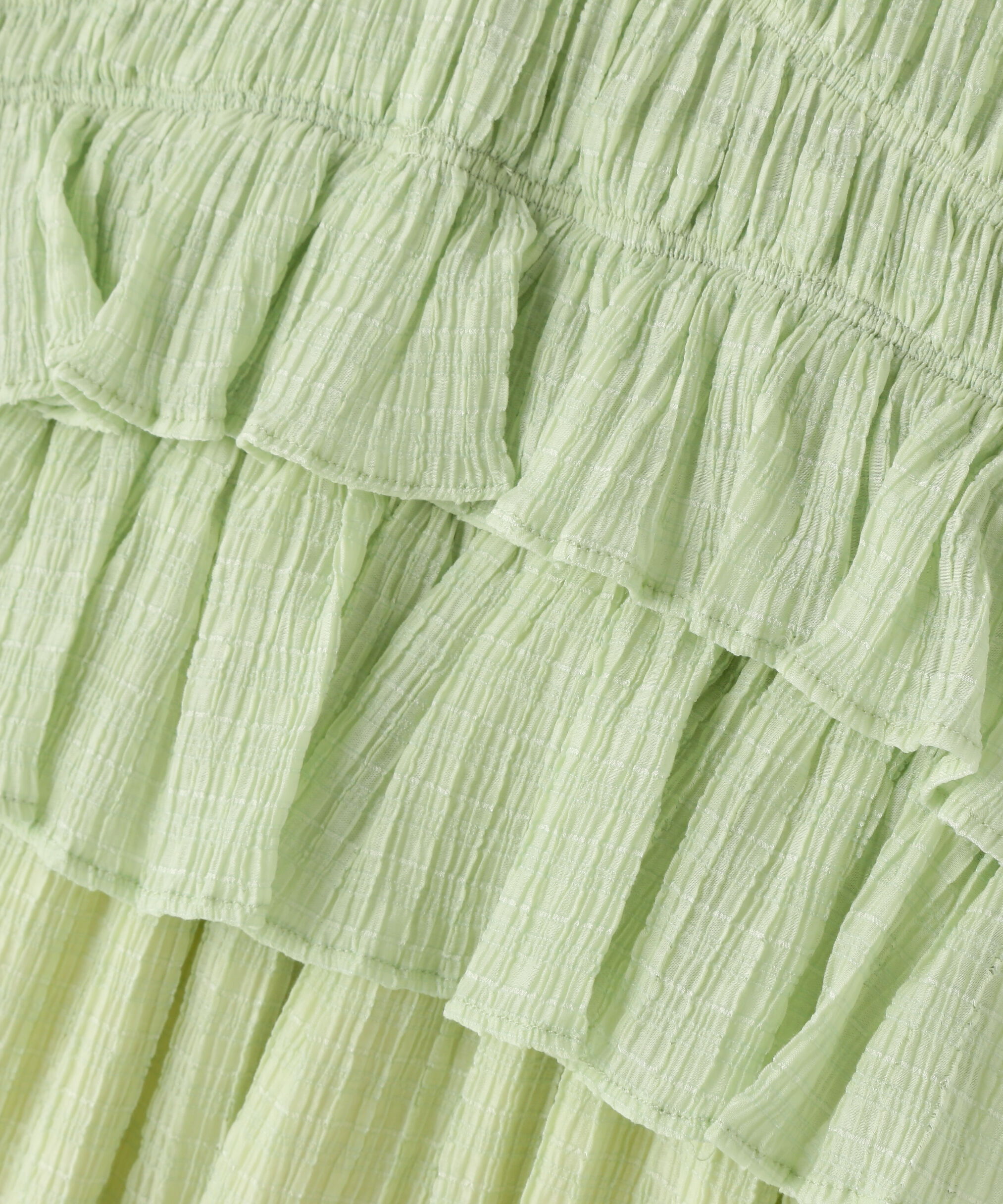  「シアーチェックシャーリングワンピース」|ワンピース|