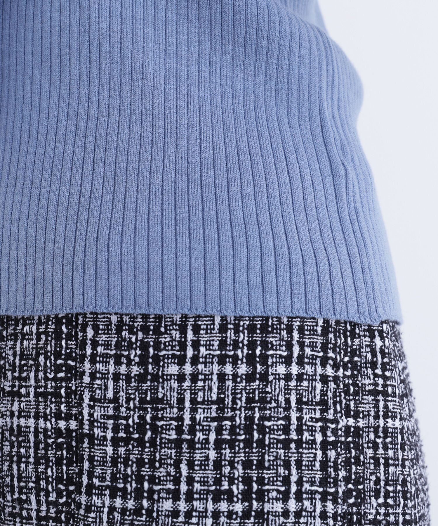  「レーストリムリブニット」|ニット・セーター|