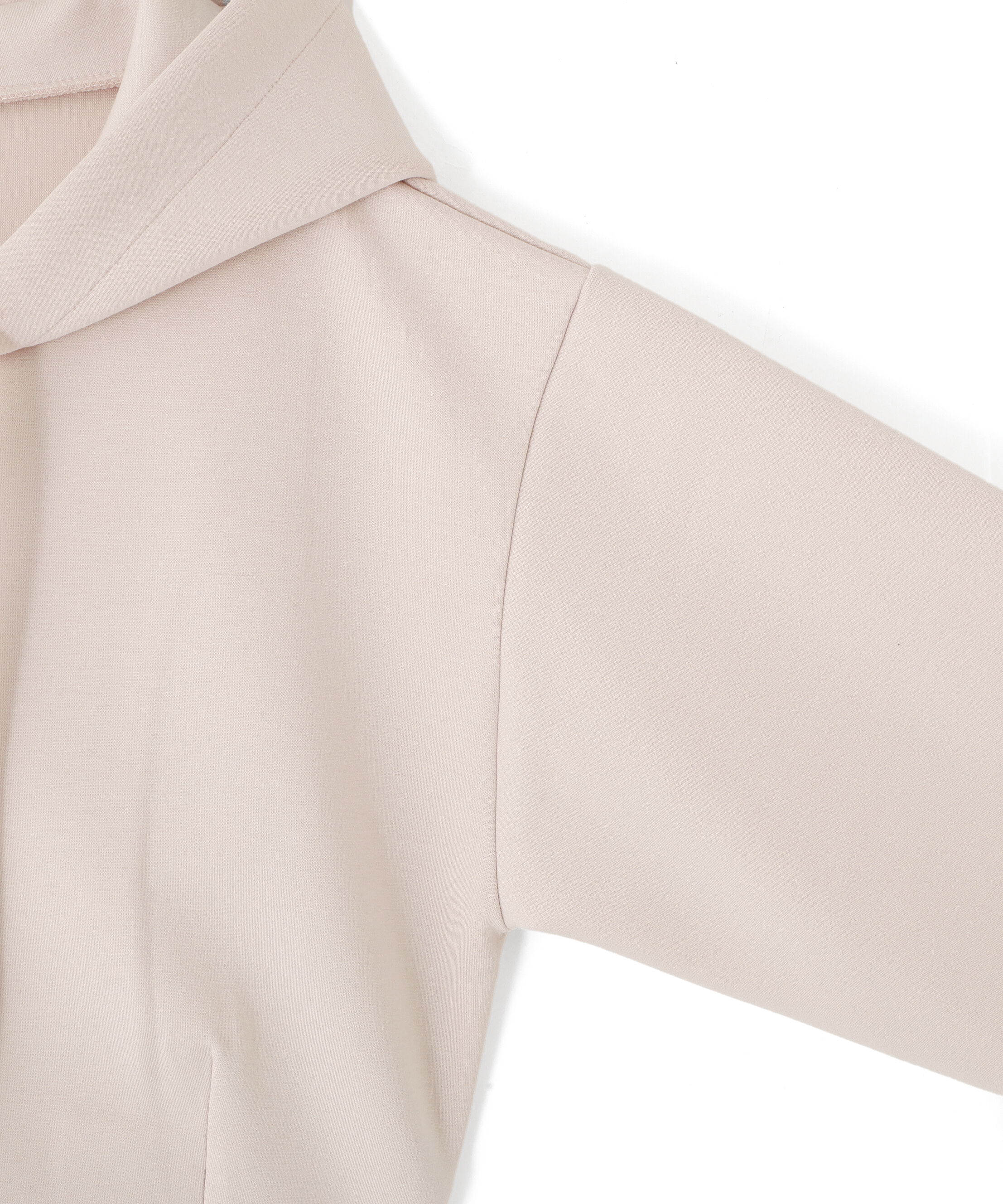  「ダイバー素材ショート丈フーディ」|Tシャツ・カットソー|