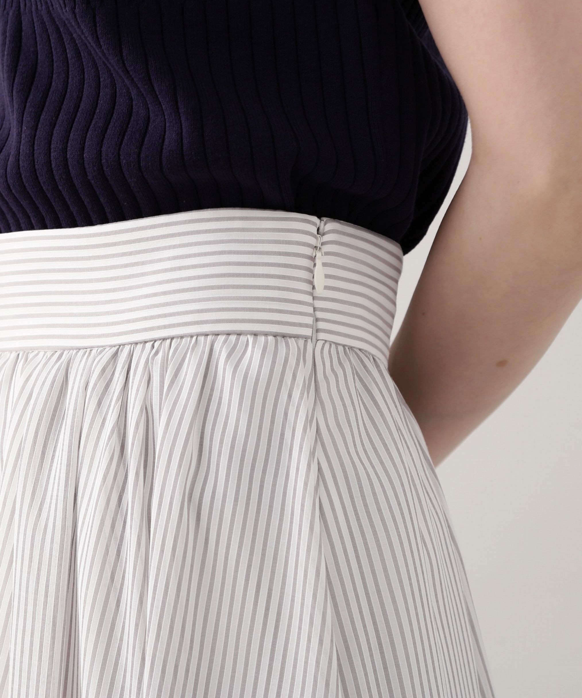 PROPORTION BODY DRESSING「シアーストライプスカート」|スカート|