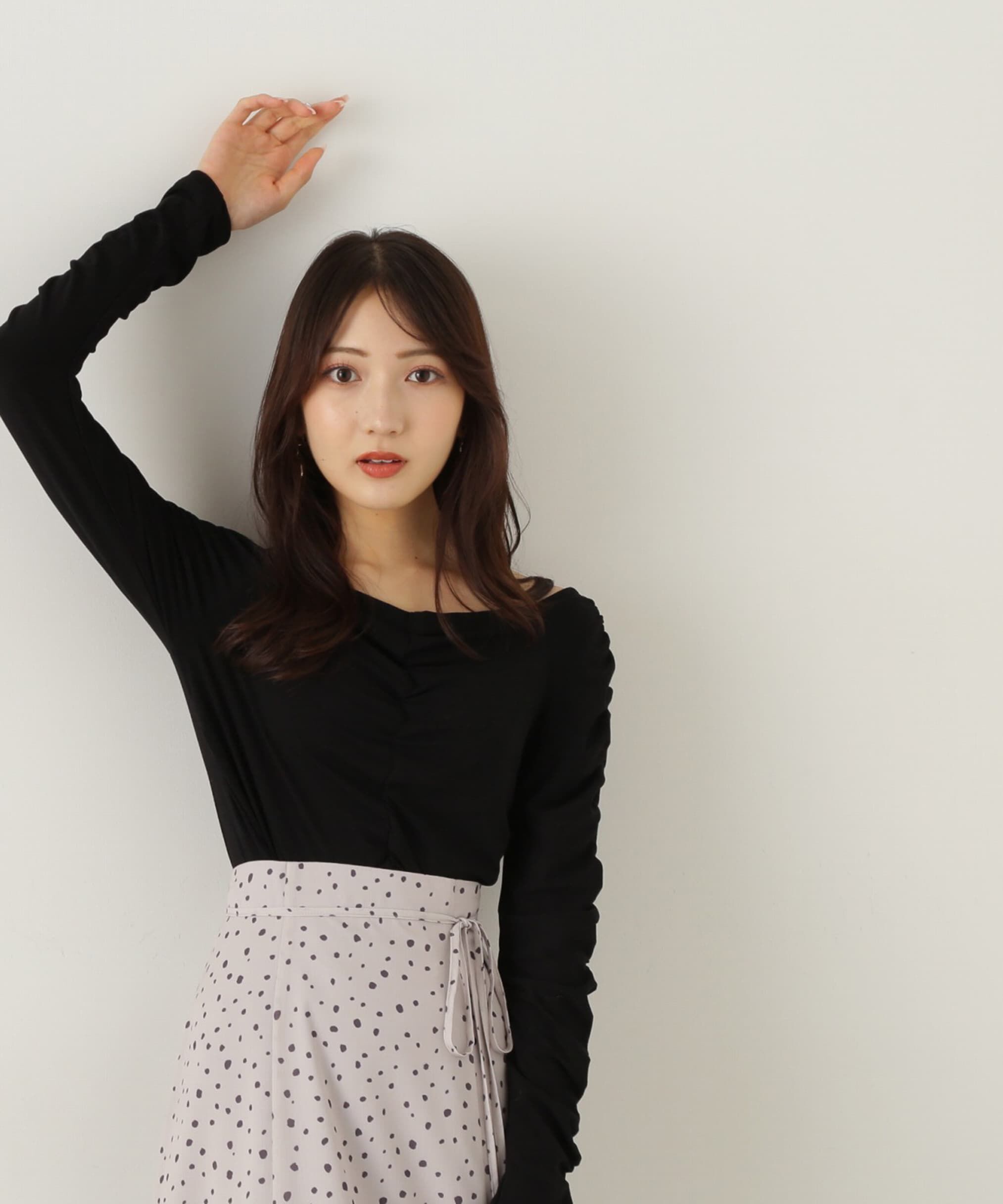 PROPORTION BODY DRESSING「シャーリングロングT」|Tシャツ・カットソー|