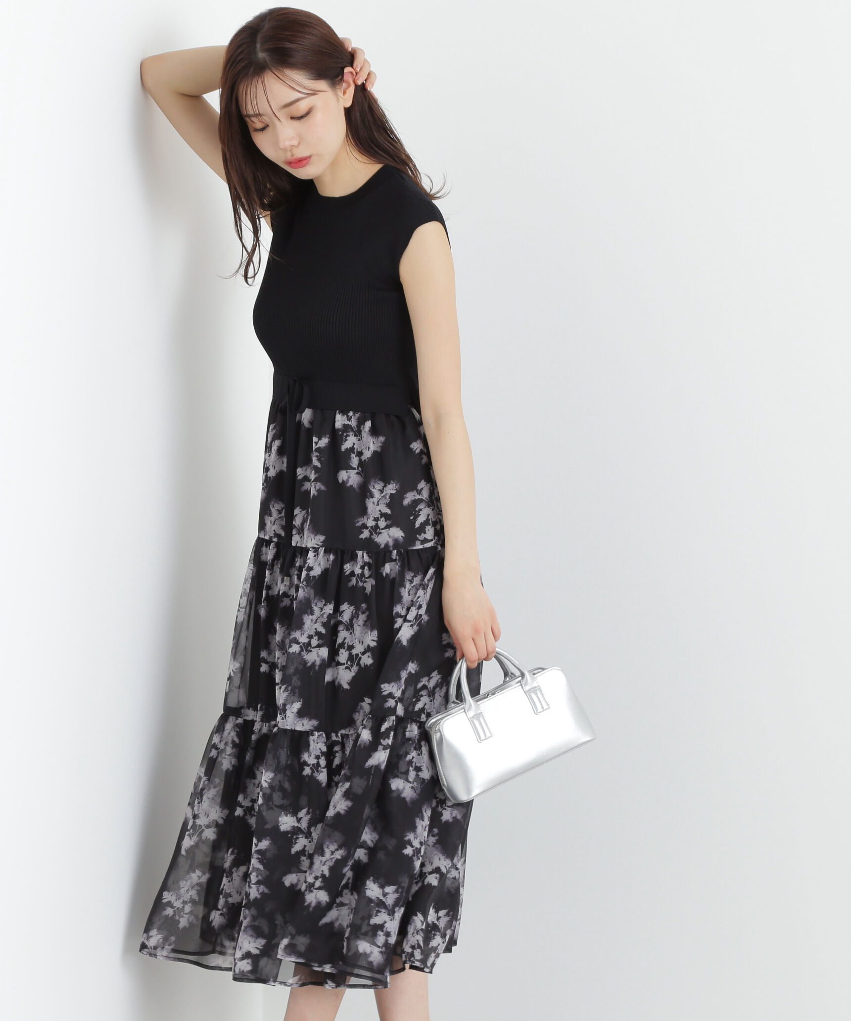 PROPORTION BODY DRESSING「ニットドッキングティアードワンピース」|ワンピース|