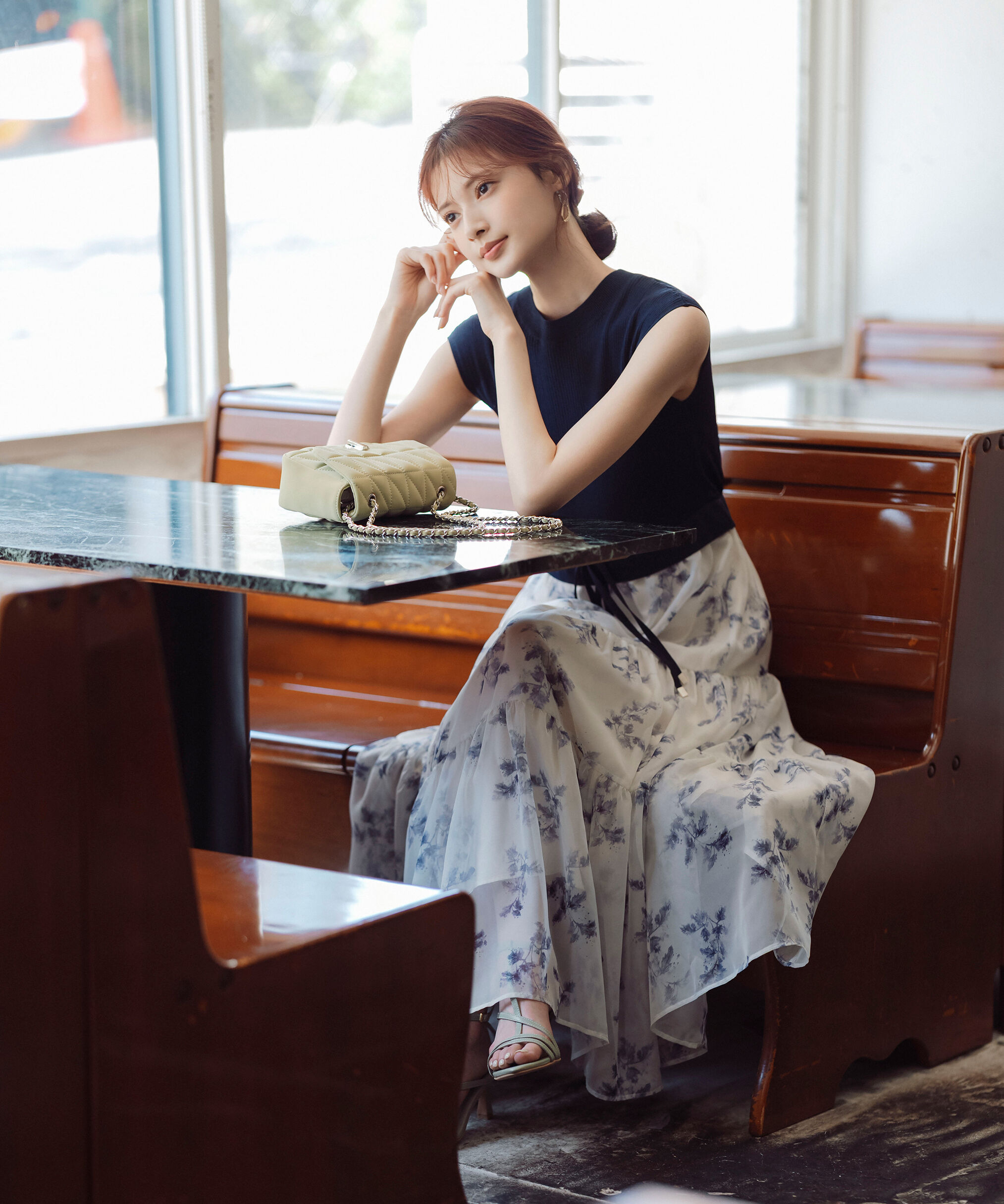 PROPORTION BODY DRESSING「ニットドッキングティアードワンピース」|ワンピース|