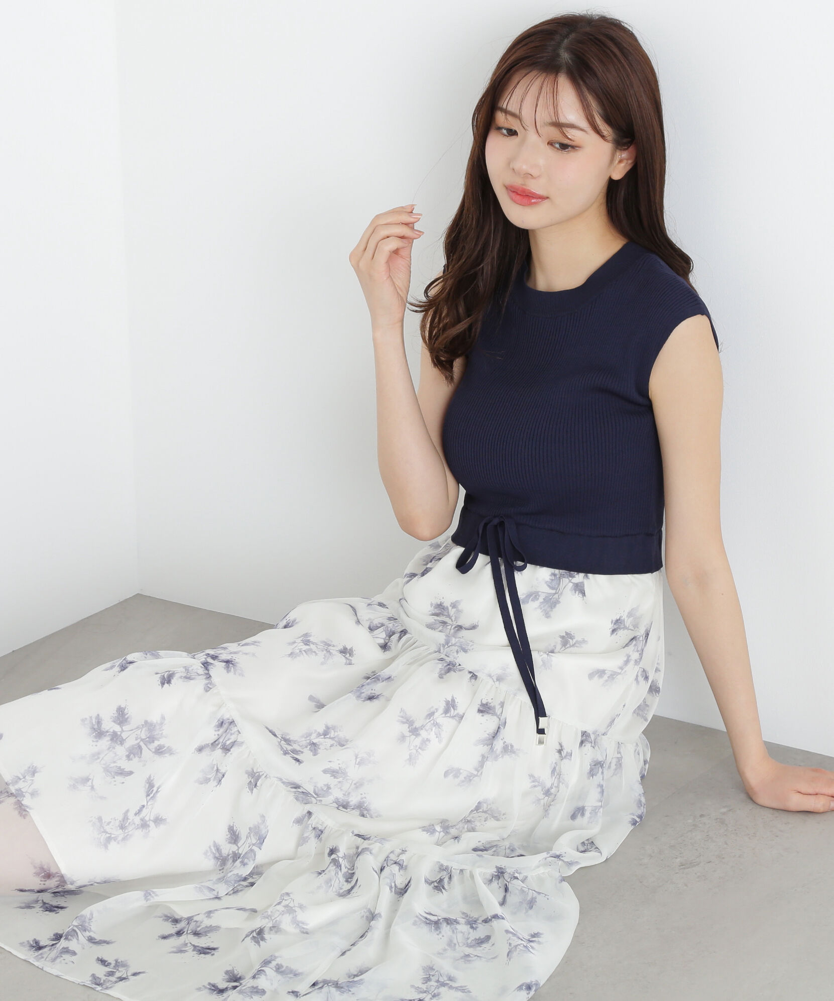 PROPORTION BODY DRESSING「ニットドッキングティアードワンピース」|ワンピース|