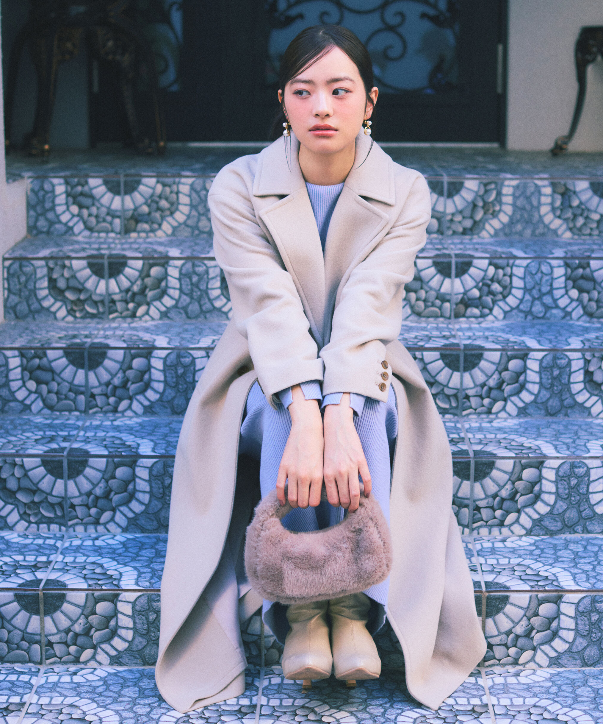 PROPORTION BODY DRESSING「ダブル釦チェスターコート 25AW」|その他|ベージュ