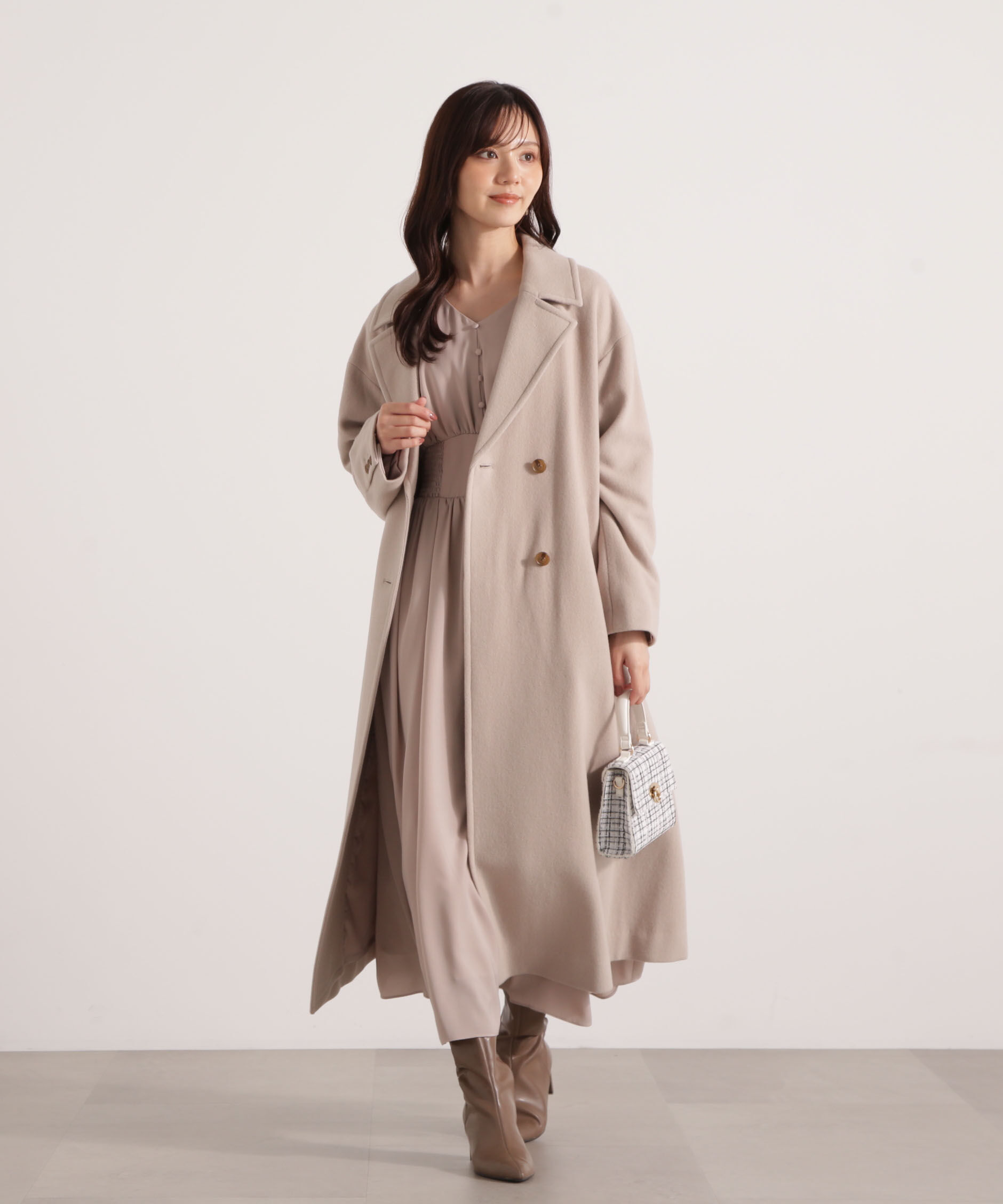 PROPORTION BODY DRESSING「ダブル釦チェスターコート 25AW」|その他|