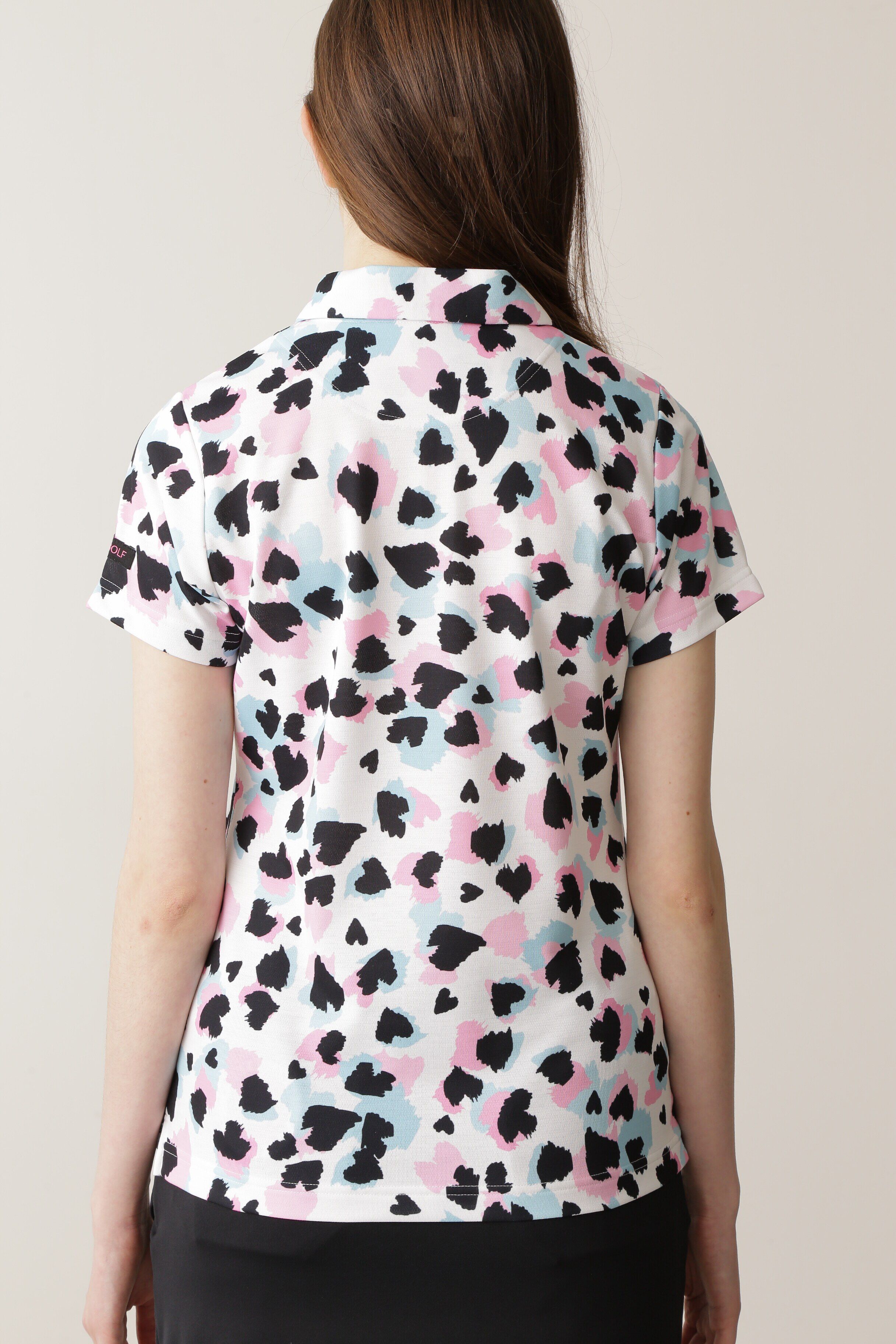  「[PINKY GOLF]アニマルプリントポロシャツ」|Tシャツ・カットソー|