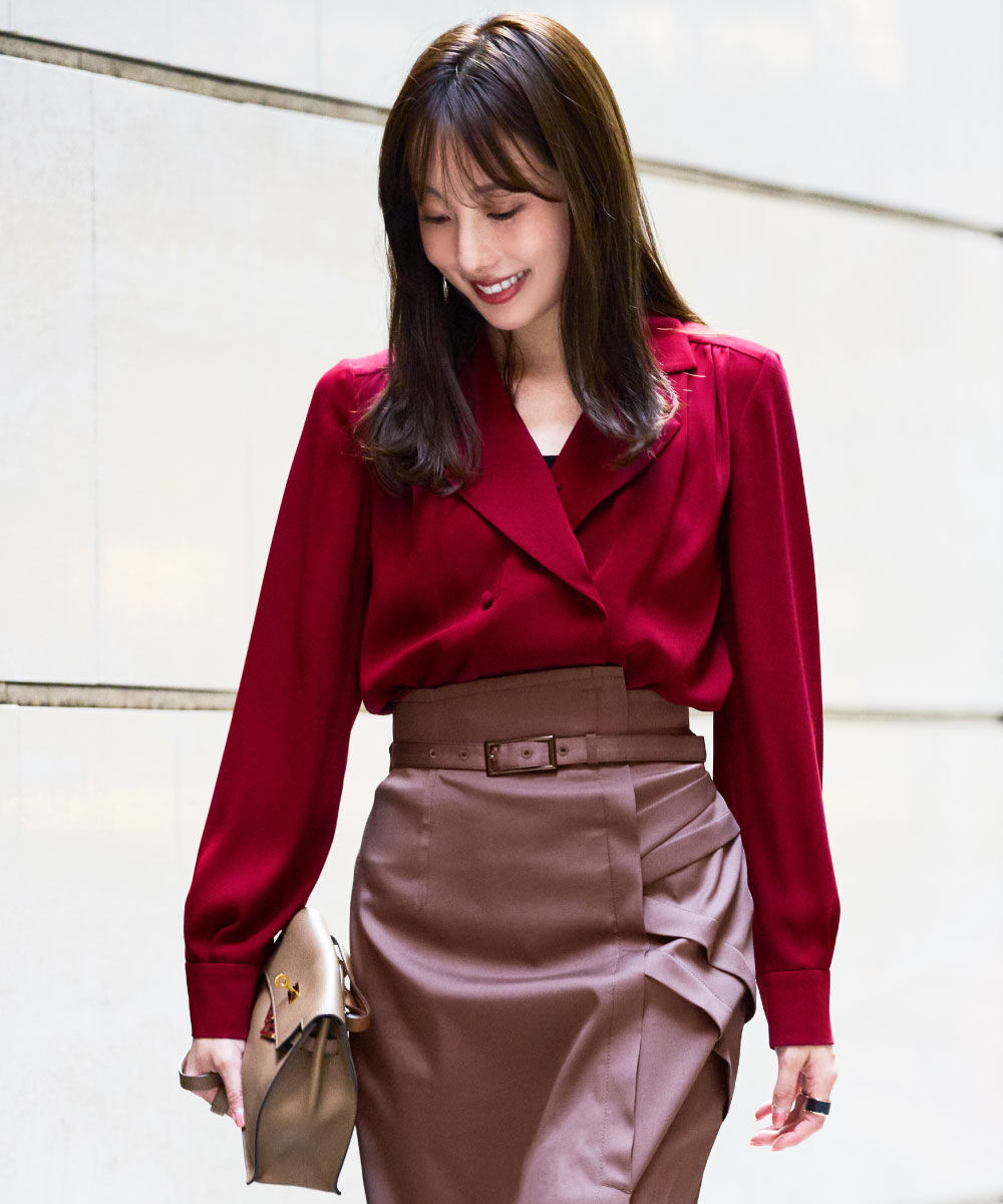  「◆ダブルブレストブラウス」|シャツ・ブラウス|