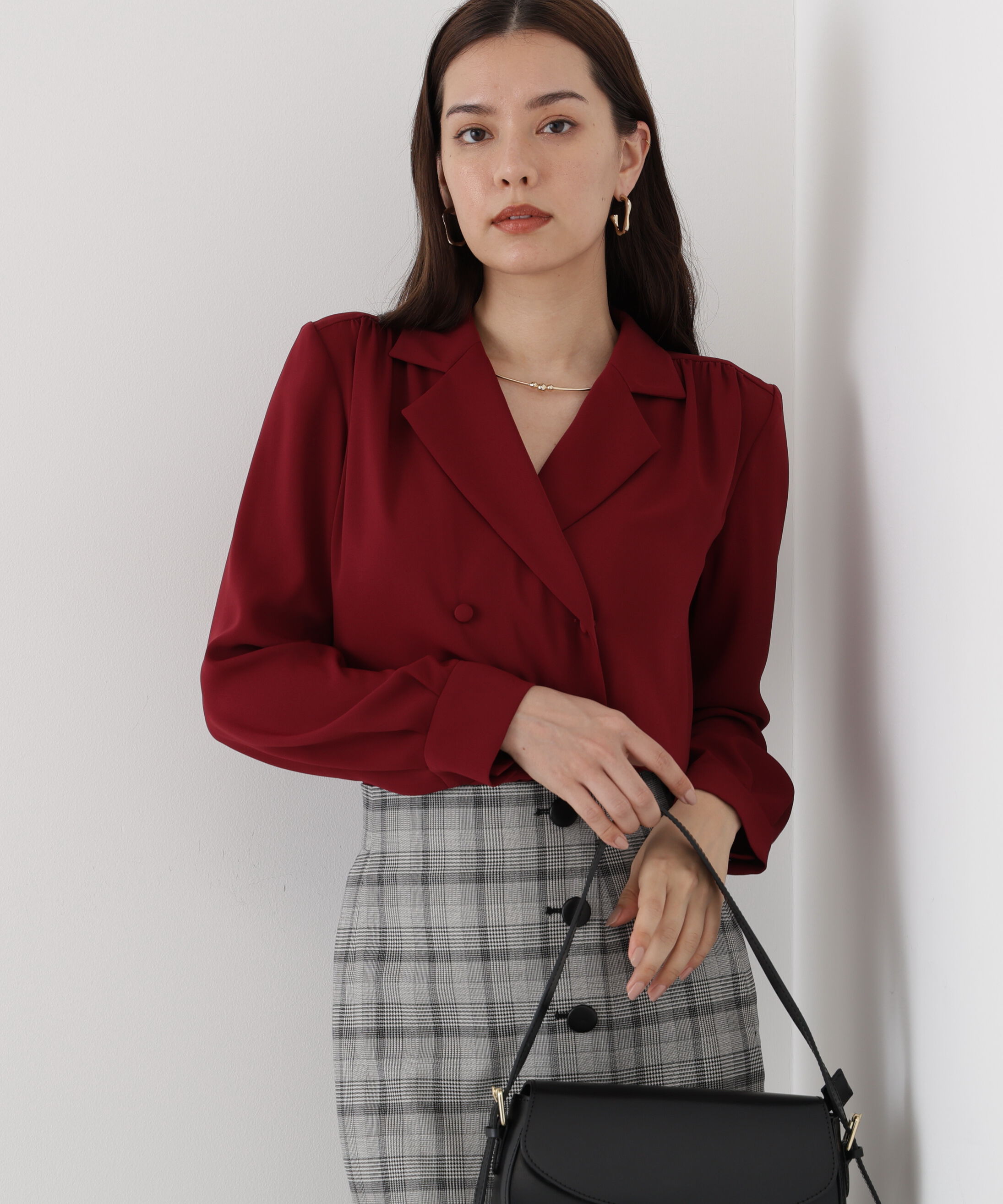  「◆ダブルブレストブラウス」|シャツ・ブラウス|