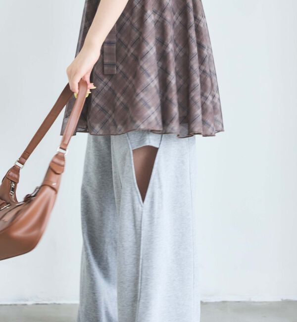 archives「カットアウト裏毛パンツ」|チノ|