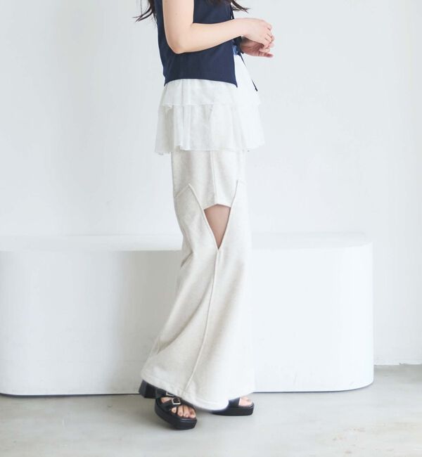 archives「カットアウト裏毛パンツ」|チノ|