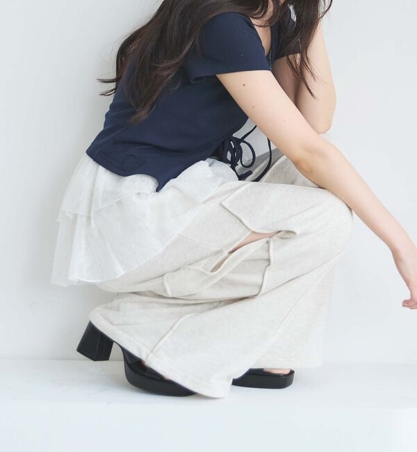 archives「カットアウト裏毛パンツ」|チノ|