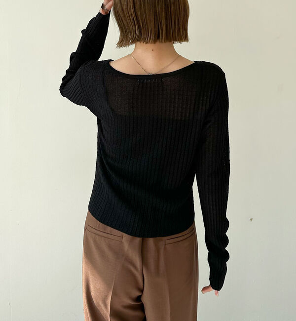 archives「ハリヌキリブシアーニットカーディガン」|カーディガン|