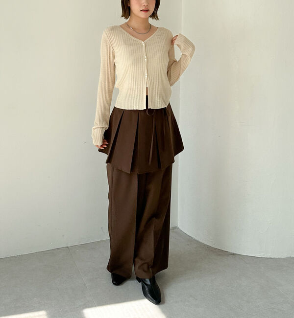 archives「ハリヌキリブシアーニットカーディガン」|カーディガン|