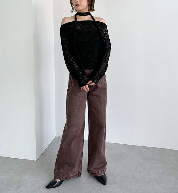 archives「タックドレープレースＴＯＰＳ」|Tシャツ・カットソー|