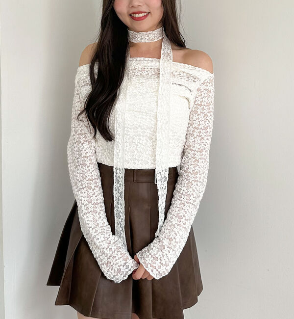 archives「タックドレープレースＴＯＰＳ」|Tシャツ・カットソー|