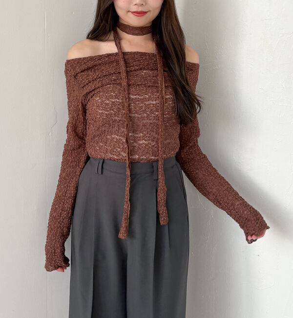 archives「タックドレープレースＴＯＰＳ」|Tシャツ・カットソー|