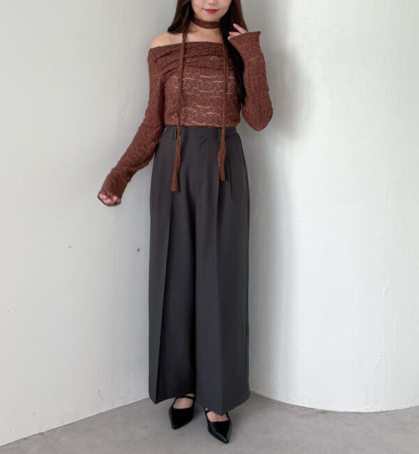 archives「タックドレープレースＴＯＰＳ」|Tシャツ・カットソー|