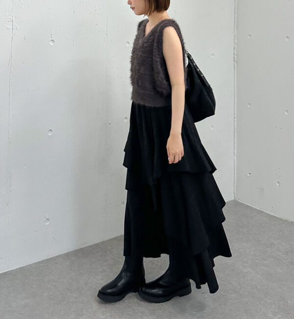 archives「マットフリルティアードスカート」|スカート|