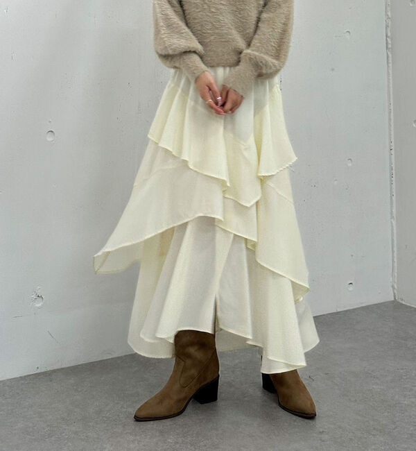 archives「マットフリルティアードスカート」|スカート|