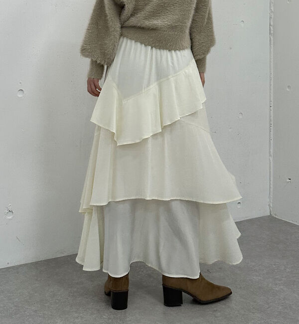 archives「マットフリルティアードスカート」|スカート|