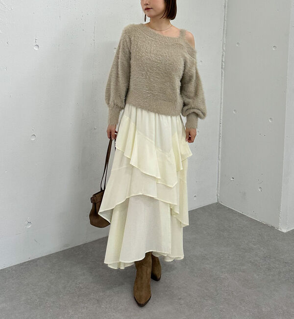 archives「マットフリルティアードスカート」|スカート|