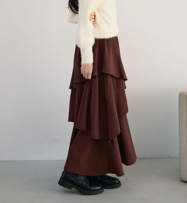 archives「マットフリルティアードスカート」|スカート|