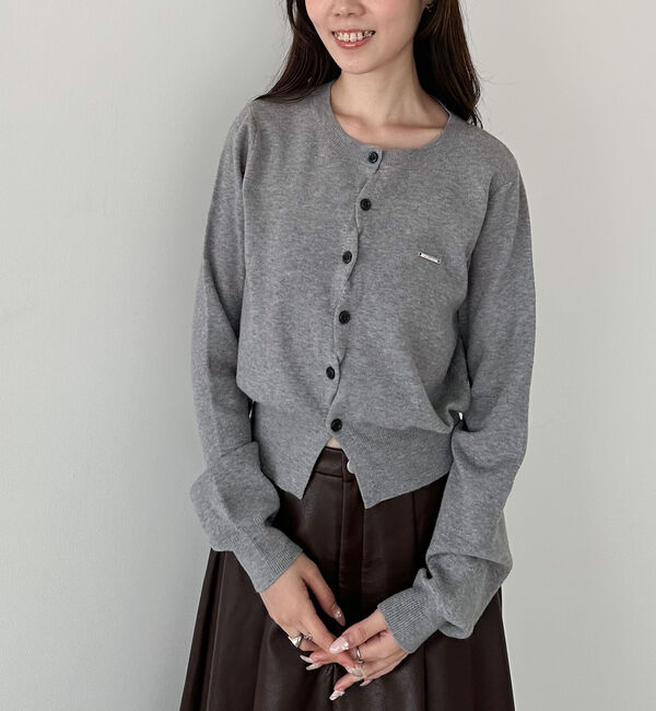 archives「クロスボタンニットカーディガン」|カーディガン|