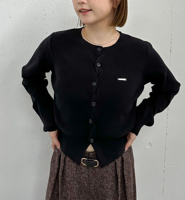 archives「クロスボタンニットカーディガン」|カーディガン|