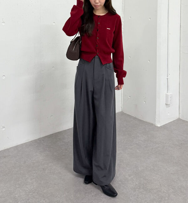 archives「クロスボタンニットカーディガン」|カーディガン|