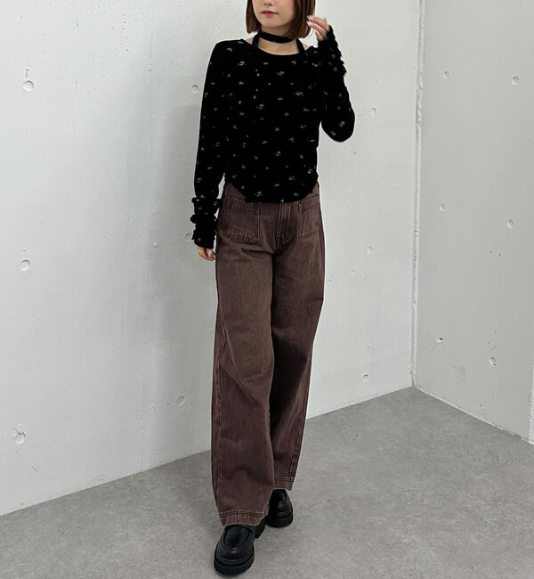 archives「花柄シアーベロアＴＯＰＳ」|Tシャツ・カットソー|