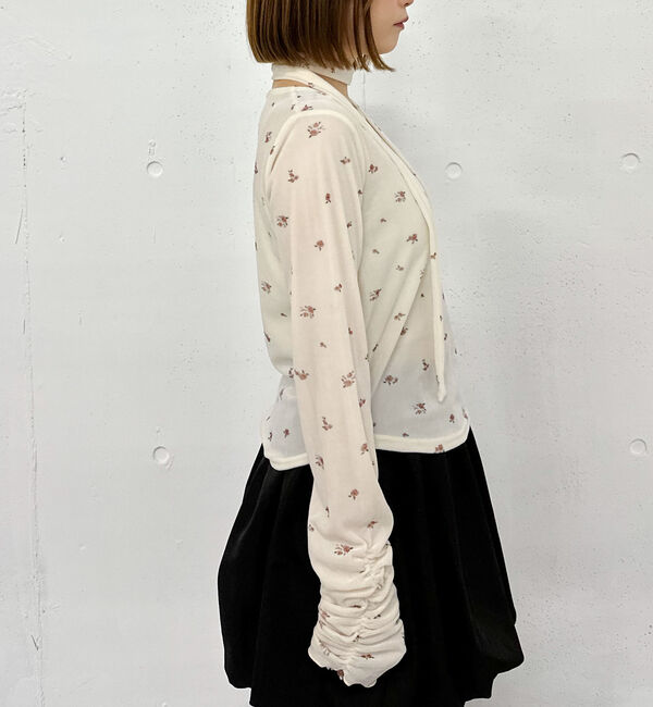 archives「花柄シアーベロアＴＯＰＳ」|Tシャツ・カットソー|