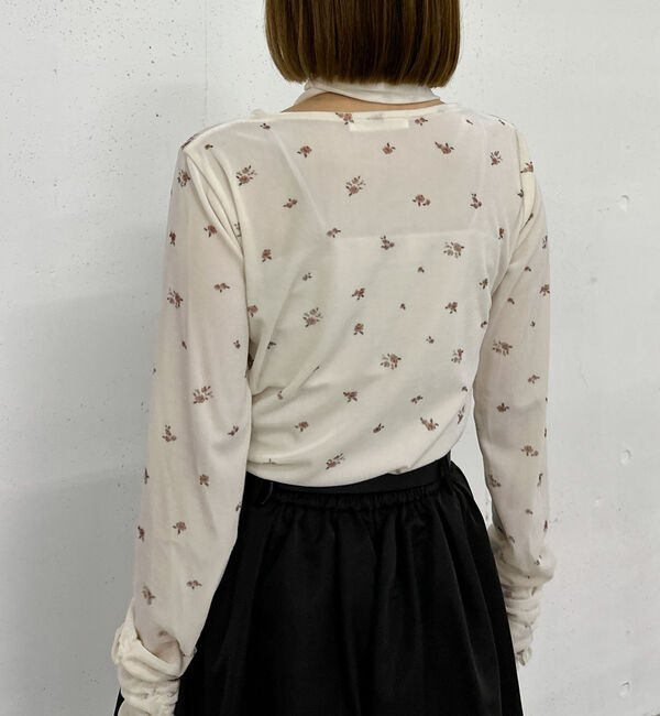 archives「花柄シアーベロアＴＯＰＳ」|Tシャツ・カットソー|