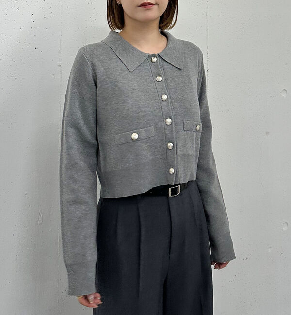 archives「ミラノリブポロニットカーディガン」|カーディガン|