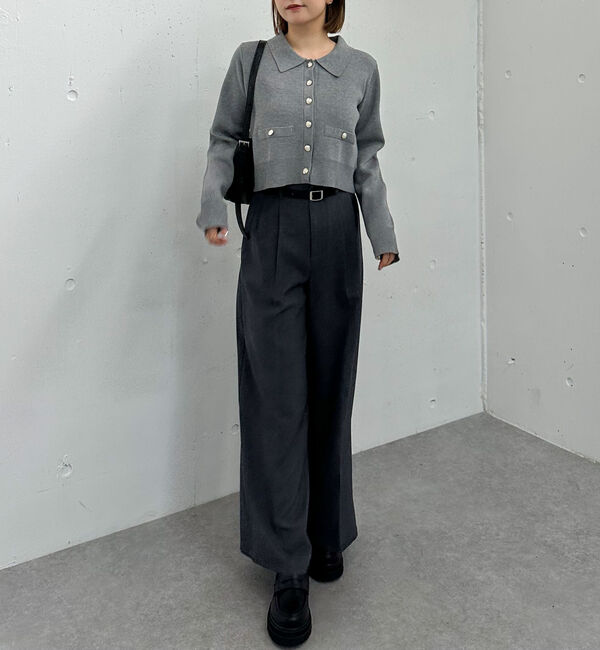 archives「ミラノリブポロニットカーディガン」|カーディガン|