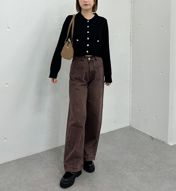 archives「ミラノリブポロニットカーディガン」|カーディガン|