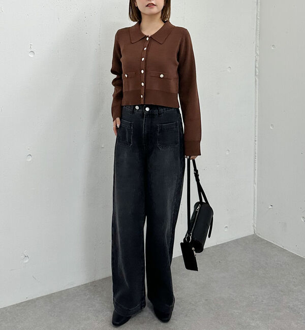 archives「ミラノリブポロニットカーディガン」|カーディガン|