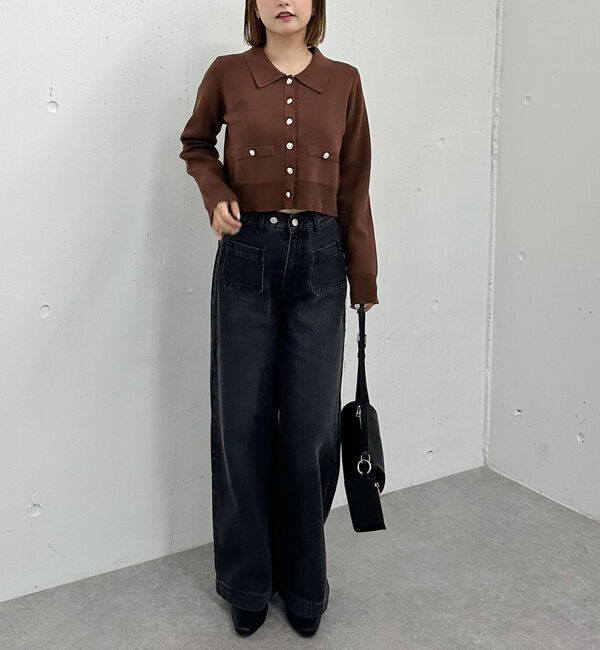 archives「ミラノリブポロニットカーディガン」|カーディガン|