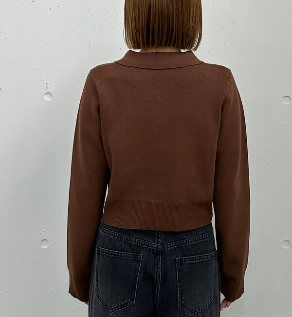 archives「ミラノリブポロニットカーディガン」|カーディガン|