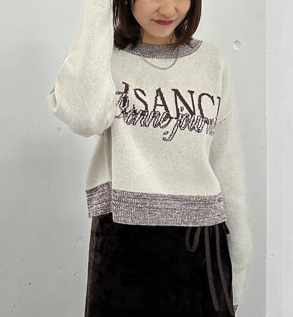 archives「ロゴＪＱショートニットプルオーバー」|ニット・セーター|