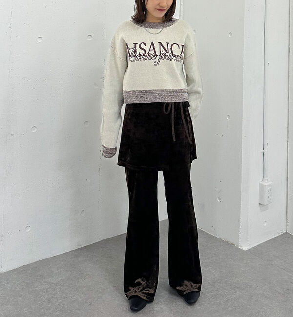 archives「ロゴＪＱショートニットプルオーバー」|ニット・セーター|