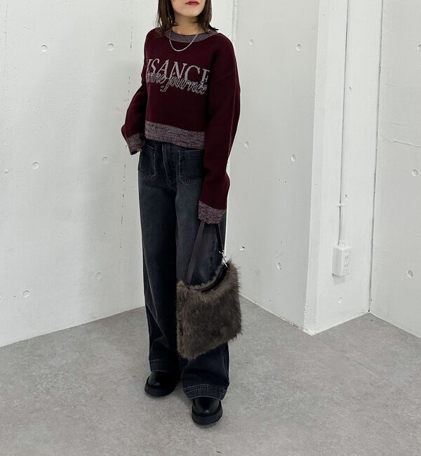 archives「ロゴＪＱショートニットプルオーバー」|ニット・セーター|