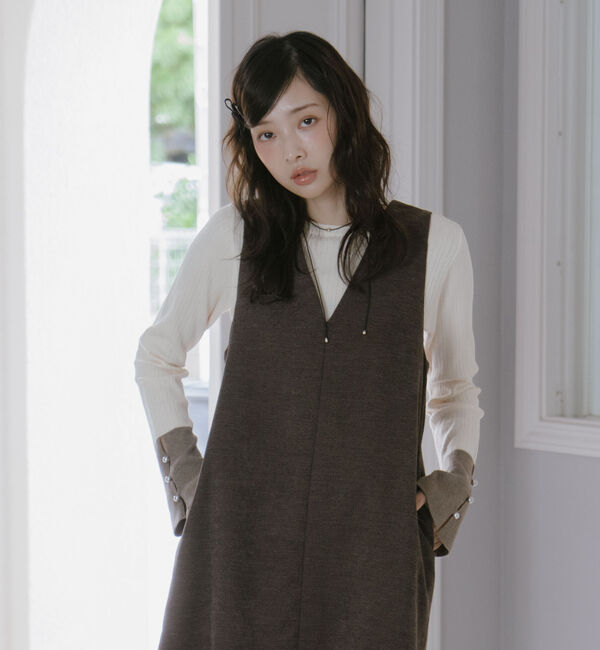 archives「バイカラーフレアスリーブニット」|ニット・セーター|