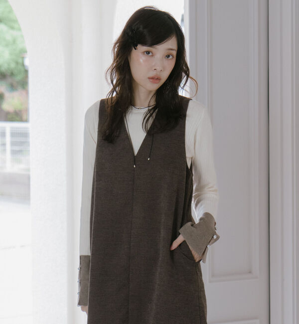 archives「バイカラーフレアスリーブニット」|ニット・セーター|