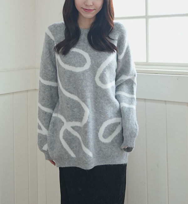 archives「ニュアンスＪＱミドルニットプルオーバー」|ニット・セーター|GRAY