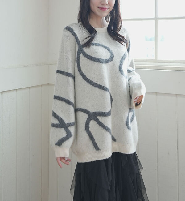 archives「ニュアンスＪＱミドルニットプルオーバー」|ニット・セーター|