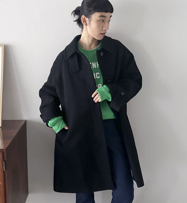 Doux archives「ステンカラーミドルコート」|ダッフルコート|