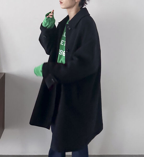 Doux archives「ステンカラーミドルコート」|ダッフルコート|